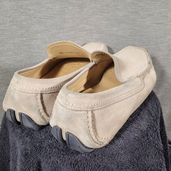 Men's Ferragmo Suede Driving Loafers, Size 7 EEE - Picture 4 of 9